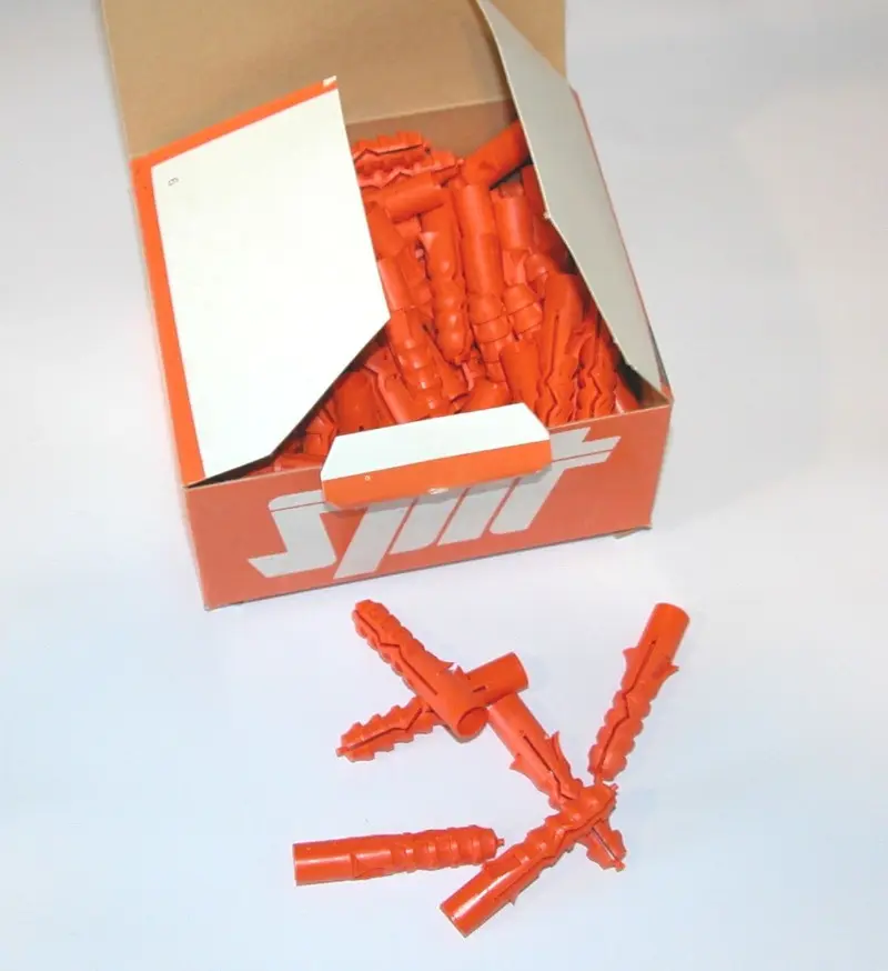 100pz TASSELLI TASSELLO NYLON DIAM 10X50MM SPIT 5703 INSERTO ESPANSIONE FISSAGGI.