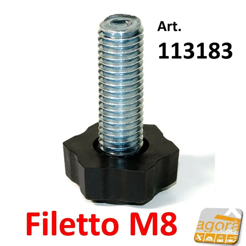 10pz PIEDI PIEDE PIEDINO FILETTATO M8x28MM PLASTICA NERA D22x10 X MOBILI TELAI