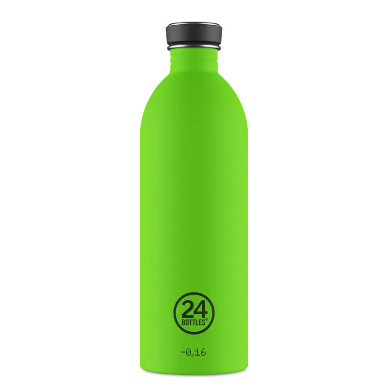 24 BOTTLES - URBAN BOTTLES 1000 ML LIME GREEN