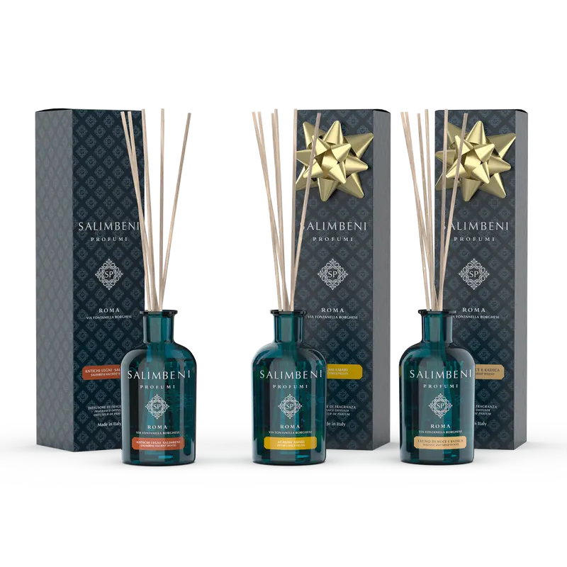 3 Fragrâncias de 100 ml (Madeiras Antigas Salimbeni + Cítrico Amargo + Madeira de Nogueira e Briar)