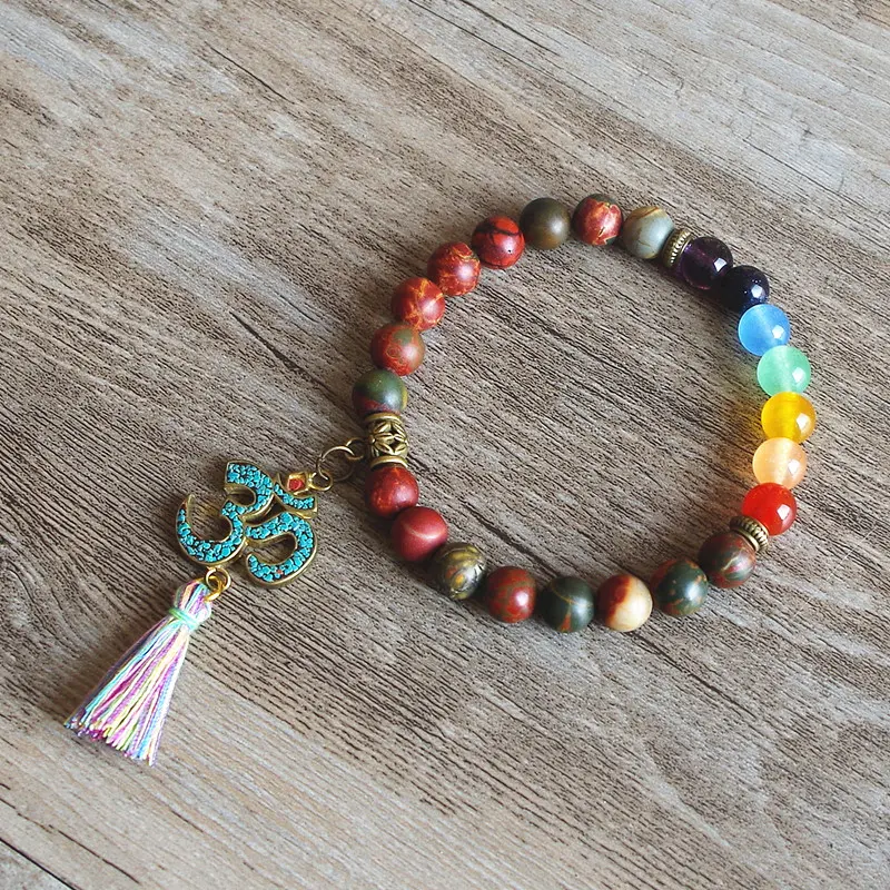 "7 Chakra" - bracciale 7 chakra Yoga - EDIZIONE LIMITATA