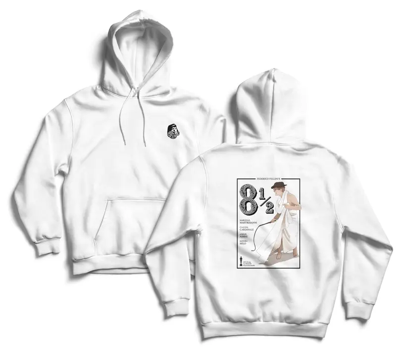 8 E MEZZO LOGO HOODIE
