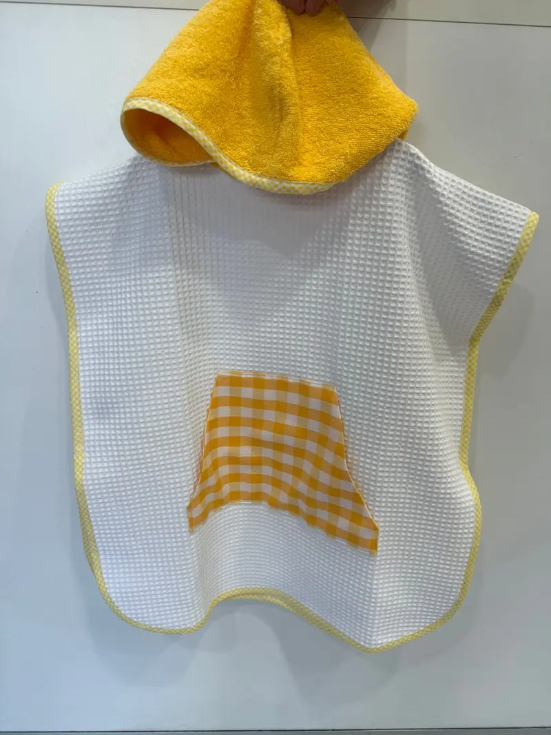 Accappatoio Baby Vichy Giallo