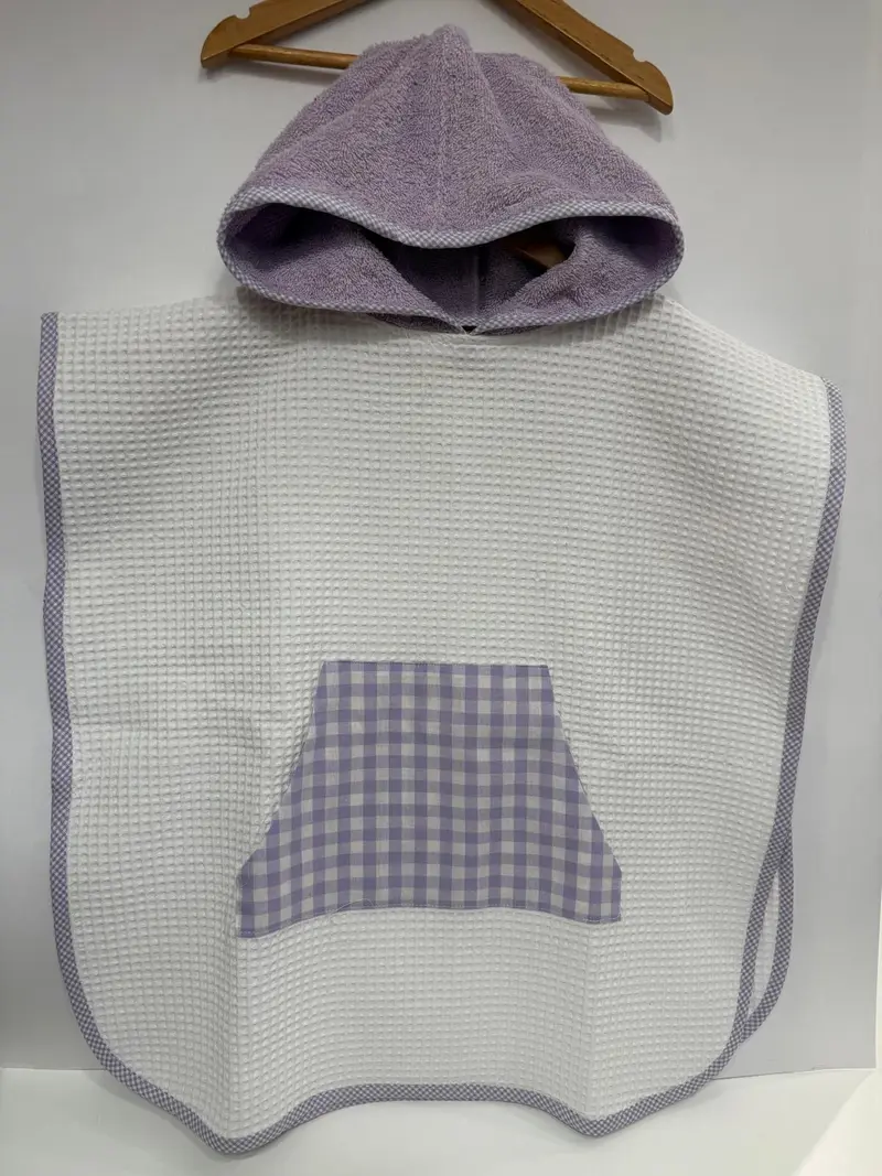 Accappatoio Baby Vichy Lilla