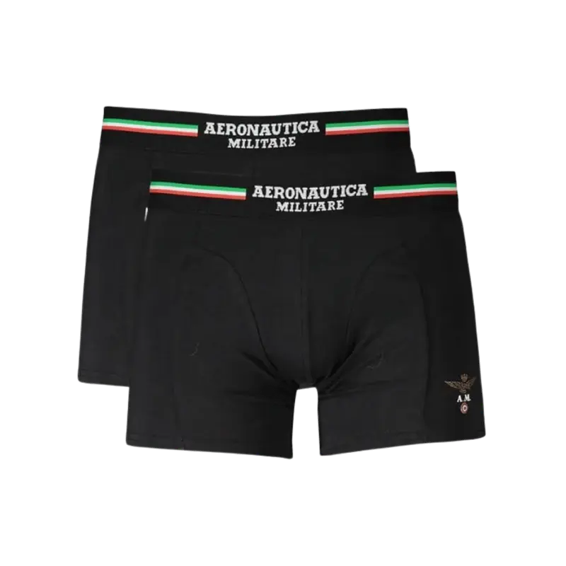 Aeronautica Militare Boxer Uomo Nero