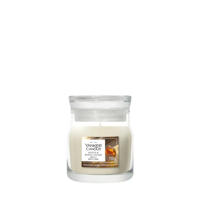 AMBER & SANDALWOOD -Yankee Candle- Giara Piccola-signature