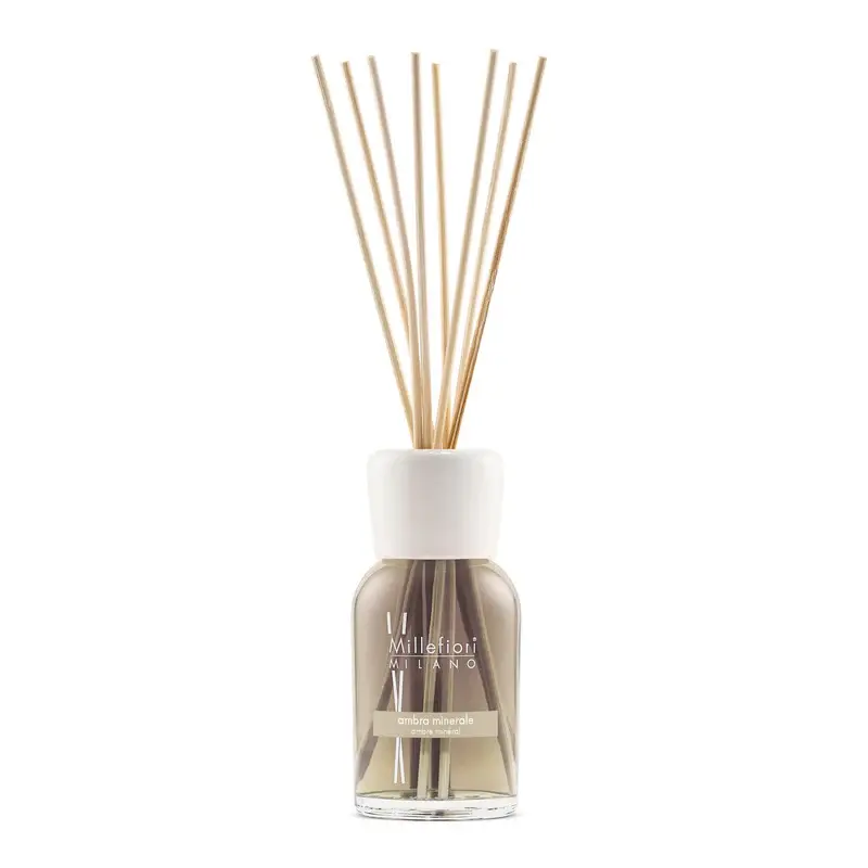 AMBRA MINERALE -Millefiori Milano- Diffusore a Bastoncino Medio (250ml)