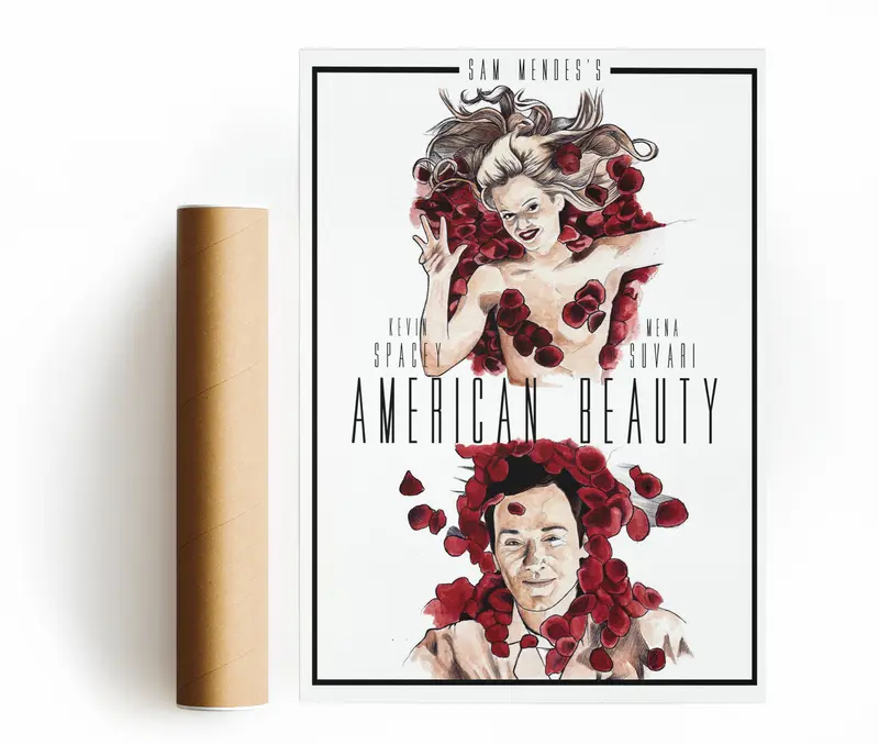 AMERICAN BEAUTY STAMPA D'ARTE