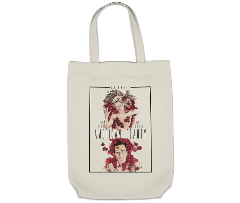 AMERICAN BEAUTY TOTE BAG