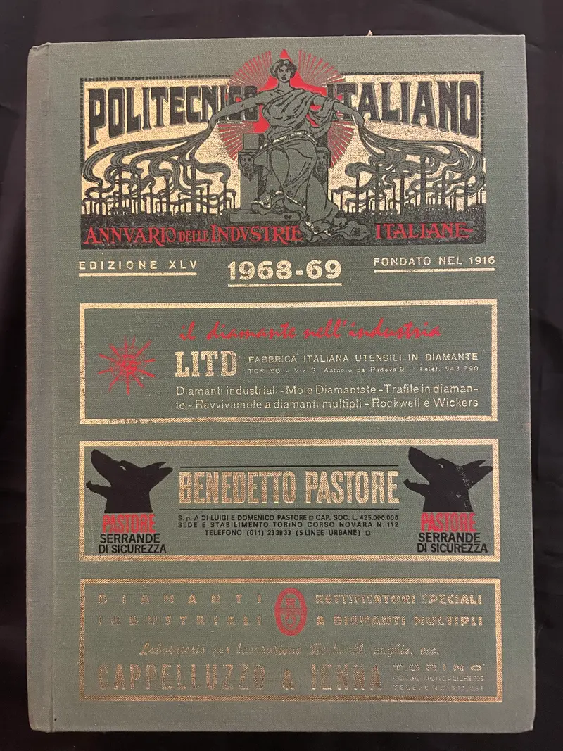 Annuario Politecnico Italiano libro tomo Maria Magni In Santi 1968