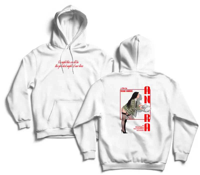 ANORA SCRIPT HOODIE