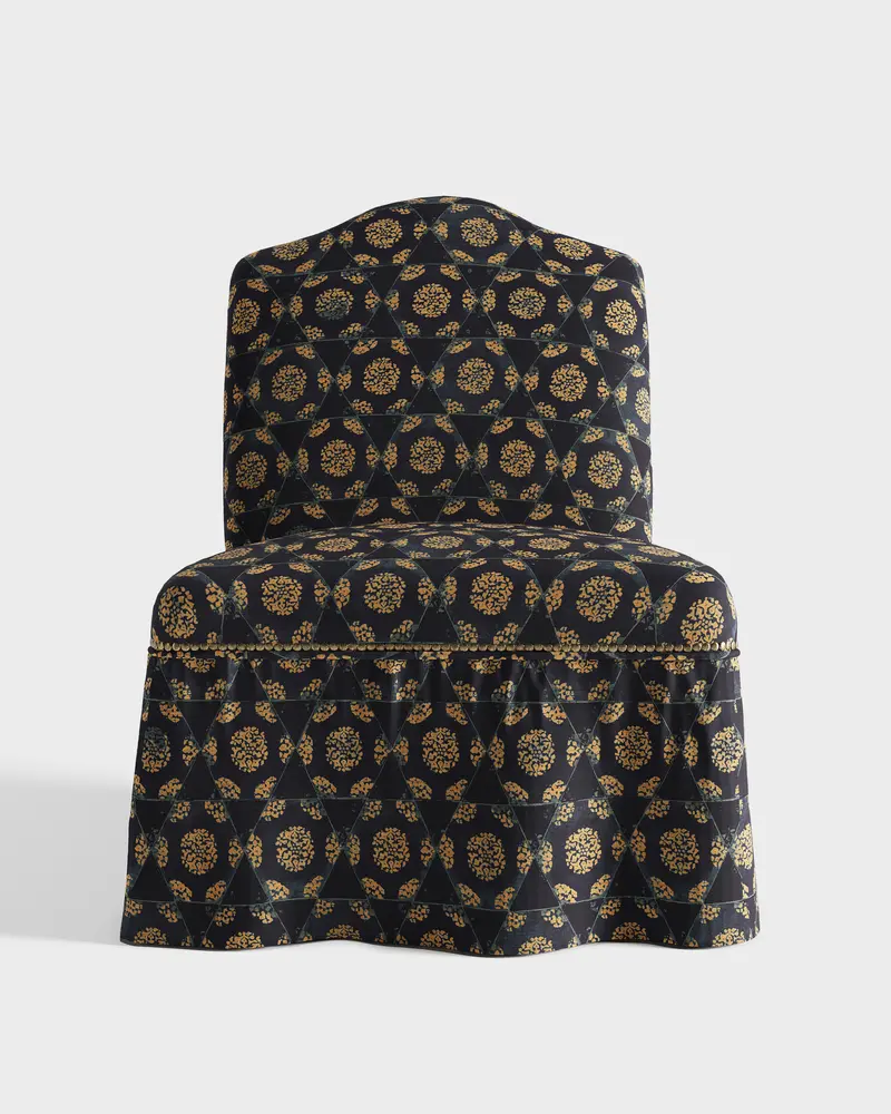 Arjumand's World Naples Ottoman Chair