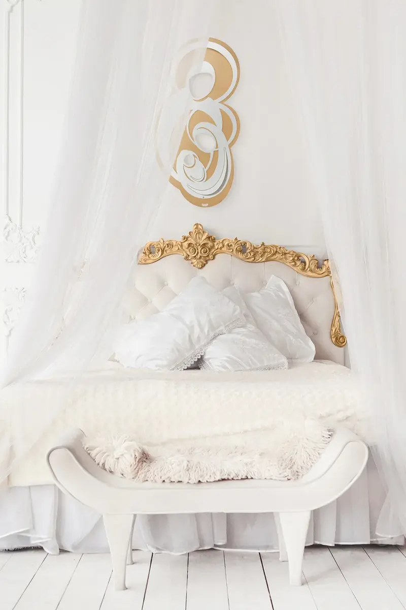 ARTI & MESTIERI - ICONA SACRA FAMIGLIA ORO LACCATO/BIANCO MARMO