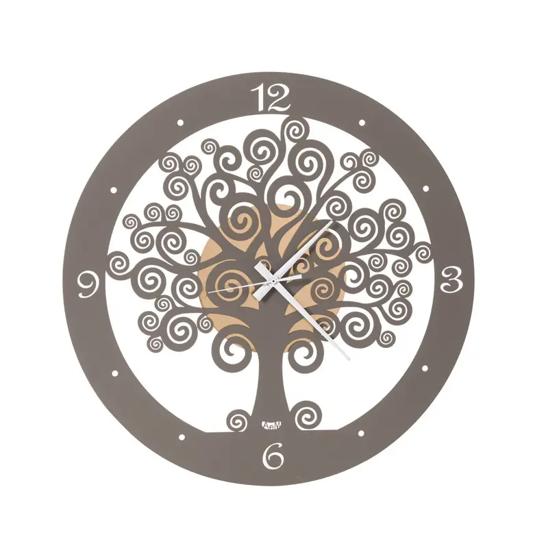 ARTI & MESTIERI - OROLOGIO DA PARETE ALBERO DELLA VITA ORO LACC. E FANGO