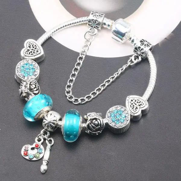 "Artistical" - bracciale con charms completo per pittrici - IN ESCLUSIVA