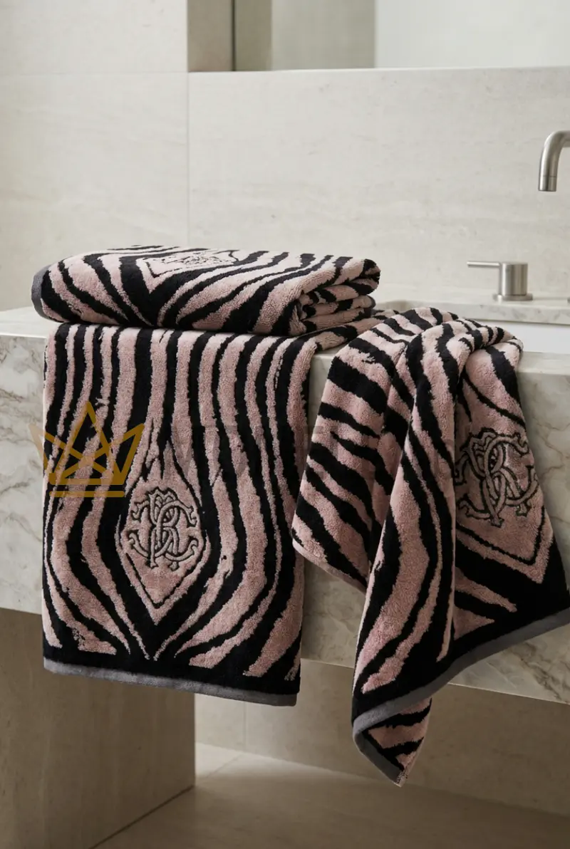 Asciugamani Ospite Set 3 Pezzi Freedom Roberto Cavalli
