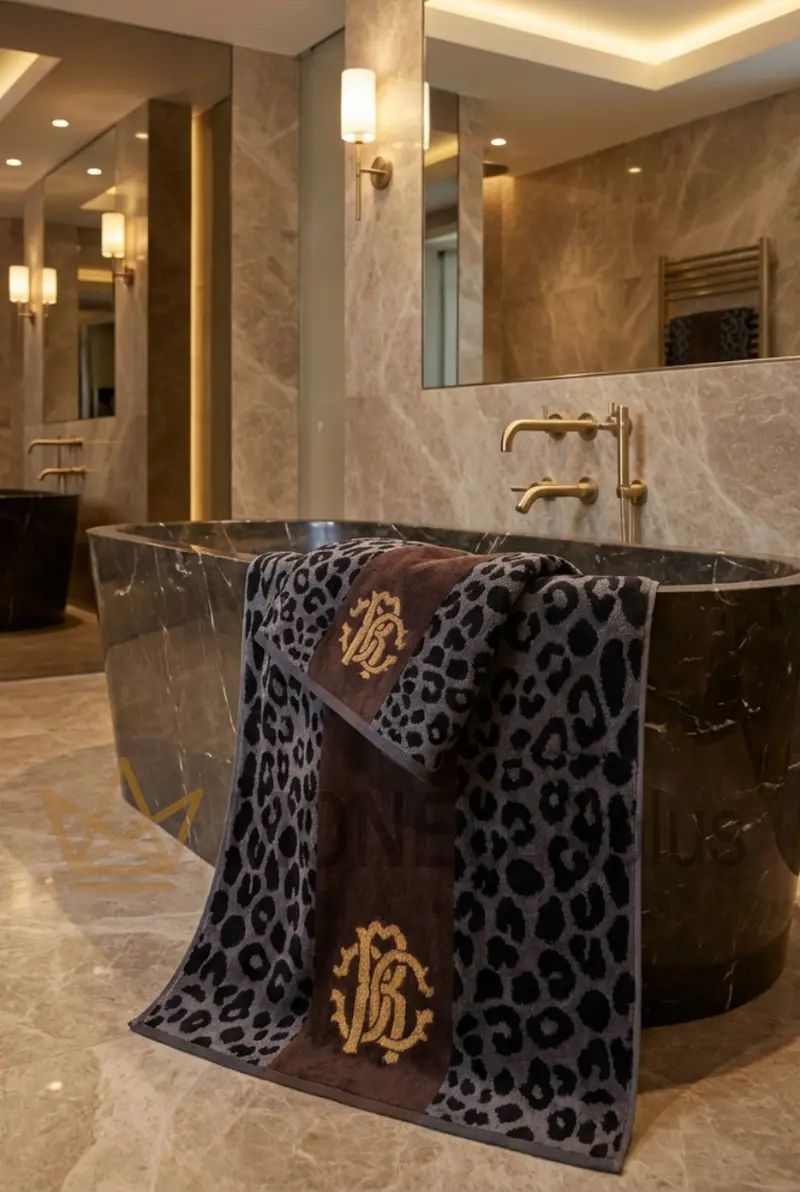 Asciugamani set 2 pezzi leo Roberto Cavalli