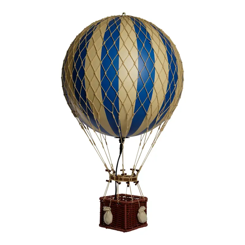 AUTHENTIC MODELS - Mongolfiera grande Led Blu - Diam. 32 cm  AP163ID