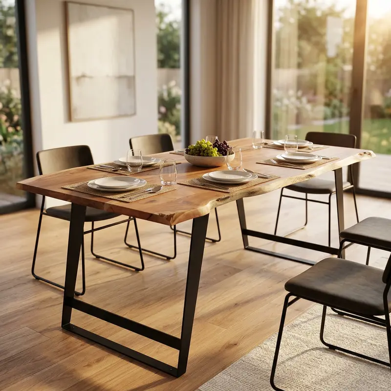 Azelio - tavolo in acacia 200x100
