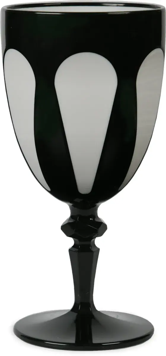 BACI MILANO - OPTICAL SET 6 CALICI NERO/BIANCO IN ACRILICO