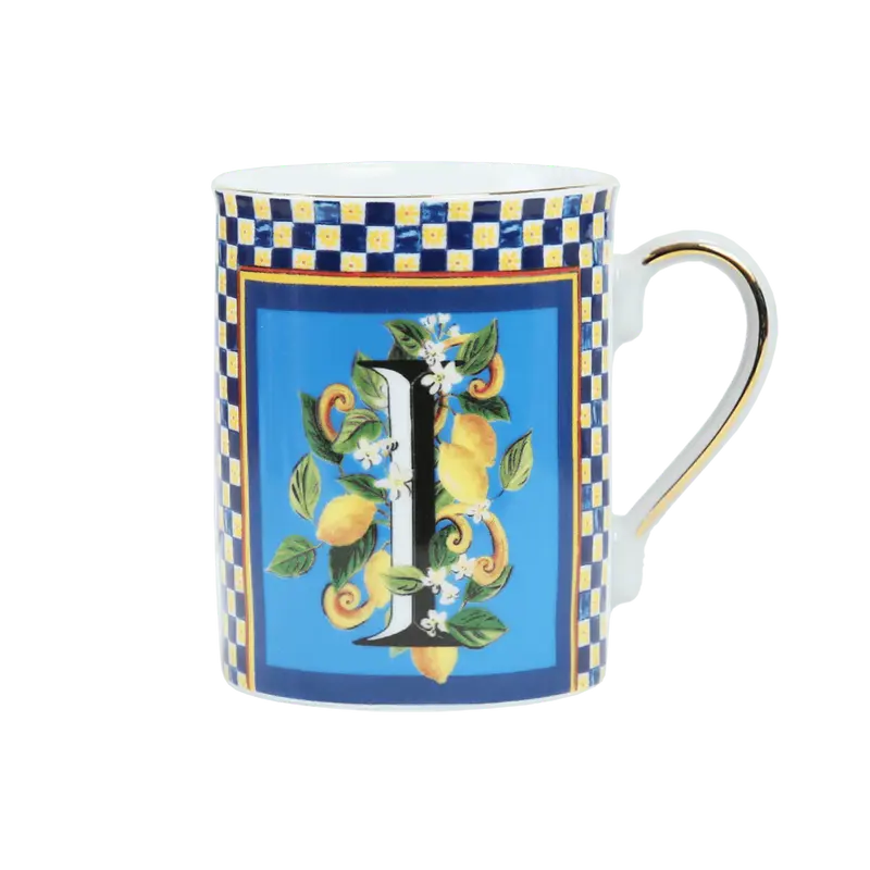 BACI MILANO " ORTIGIA" TAZZA MUG IN PORCELLANA