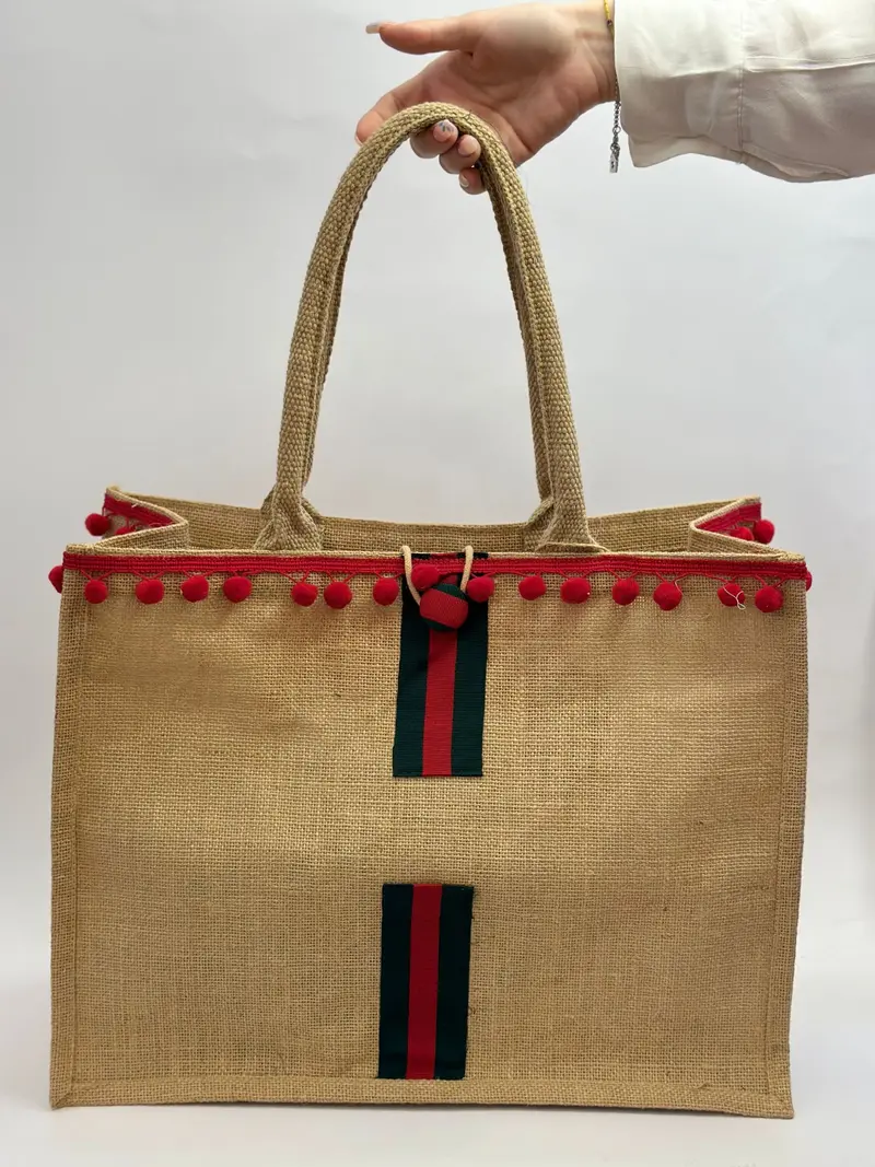 Bag - Juta Rossa & Verde