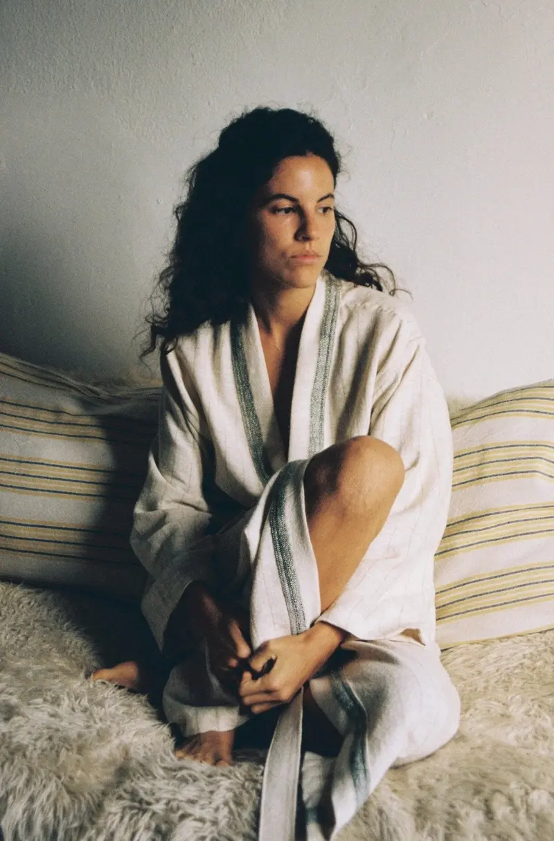 Bahia Olive Bathrobe