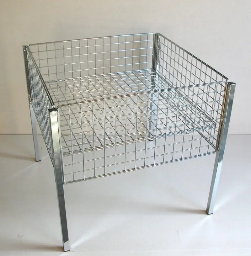 BANCARELLA 80x80 CESTA H 80cm CESTINO X NEGOZIO INTIMO ABBIGLIAMENTO CASALINGHI FERRAMENTA.