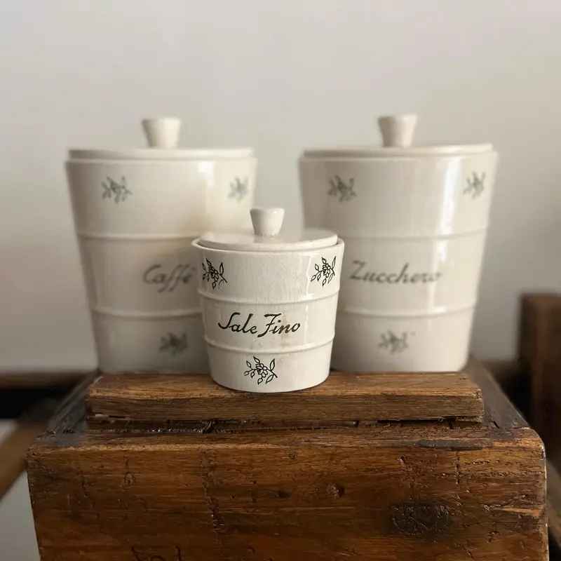 Barattoli - Ceramica Italiana Laveno - Vintage