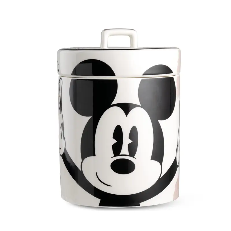 Barattolo/Biscottiera Mickey Mouse Enjoy Tortora Cm14x19