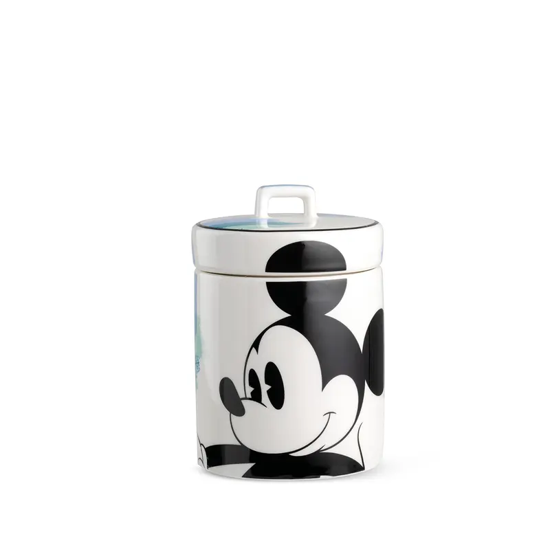 Barattolo Mickey Mouse Enjoy Celeste Cm9x13,3