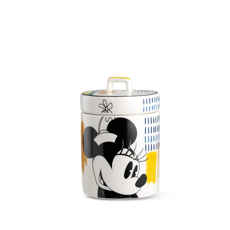 Barattolo Minnie Mouse Enjoy Giallo Cm9x13,3