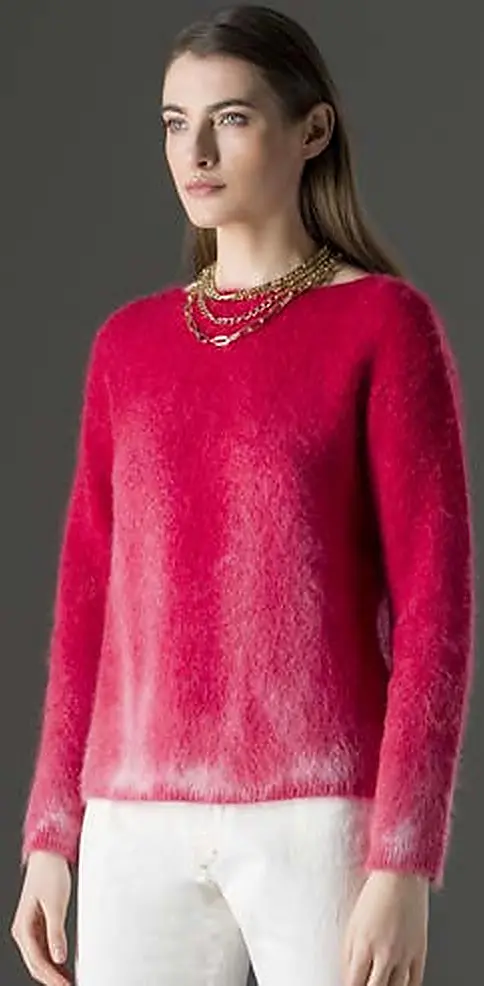 Barchetta alpaca sfumata