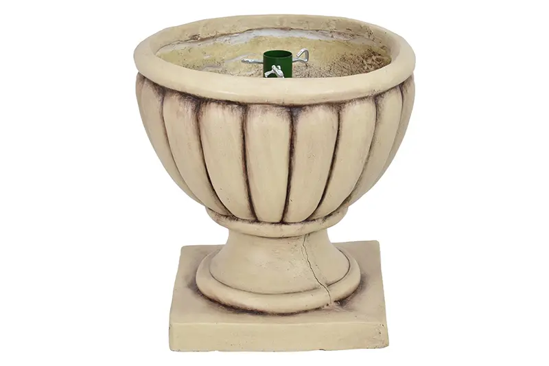 BASE ALBERO CALICE 38X38X37CM BEIGE
