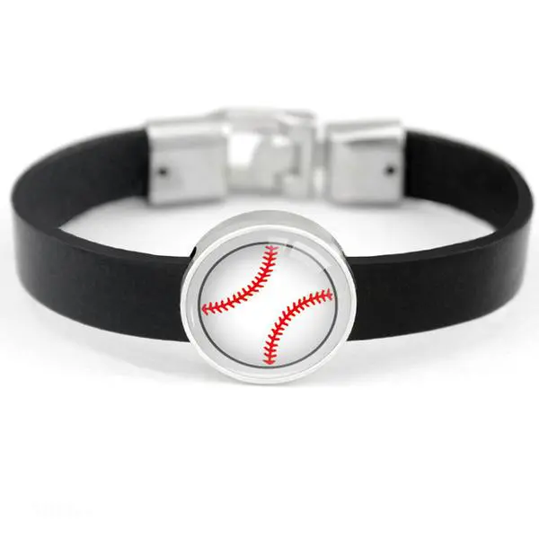 "Basy" - bracciale di cuoio baseball - EDIZIONE LIMITATA