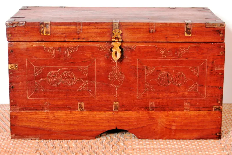 Baule Coloniale Indiano  cod.AG62.13/2
