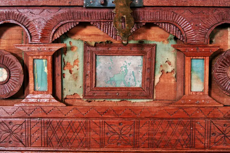 Baule Coloniale Indiano cod.BI22 13