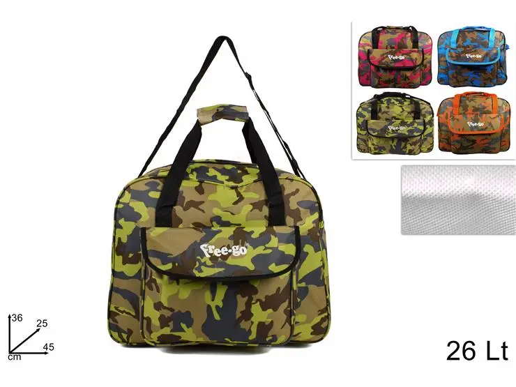 BAULETTO FRIGO C/DOPP.FONDO FANT.MIMETICA 4COLORI ASS. 2