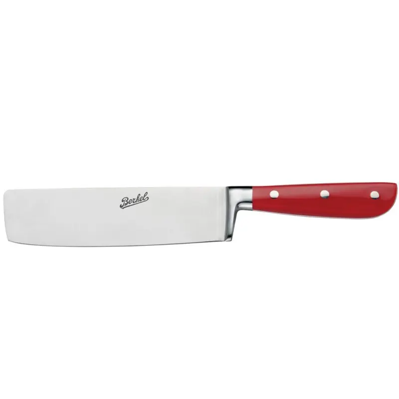 BERKEL - CLASSIC LINE COLTELLO MANNAIA CM.17,5 MANICO ROSSO