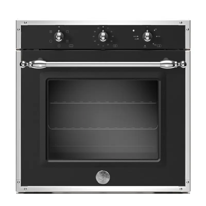 BERTAZZONI - Forno F605HEREKNE da incasso 60cm elettrico, 5 funzioni, Nero Opaco - Serie Heritage