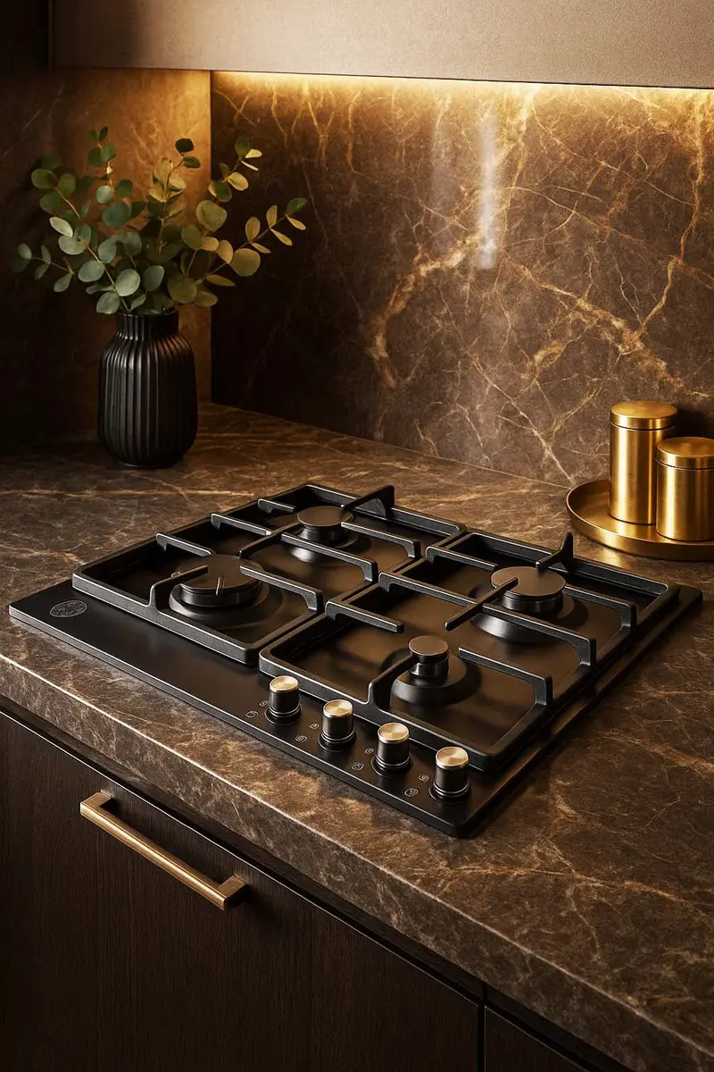 BERTAZZONI - piano gas P604PRONE 60 cm - Serie Profrssional