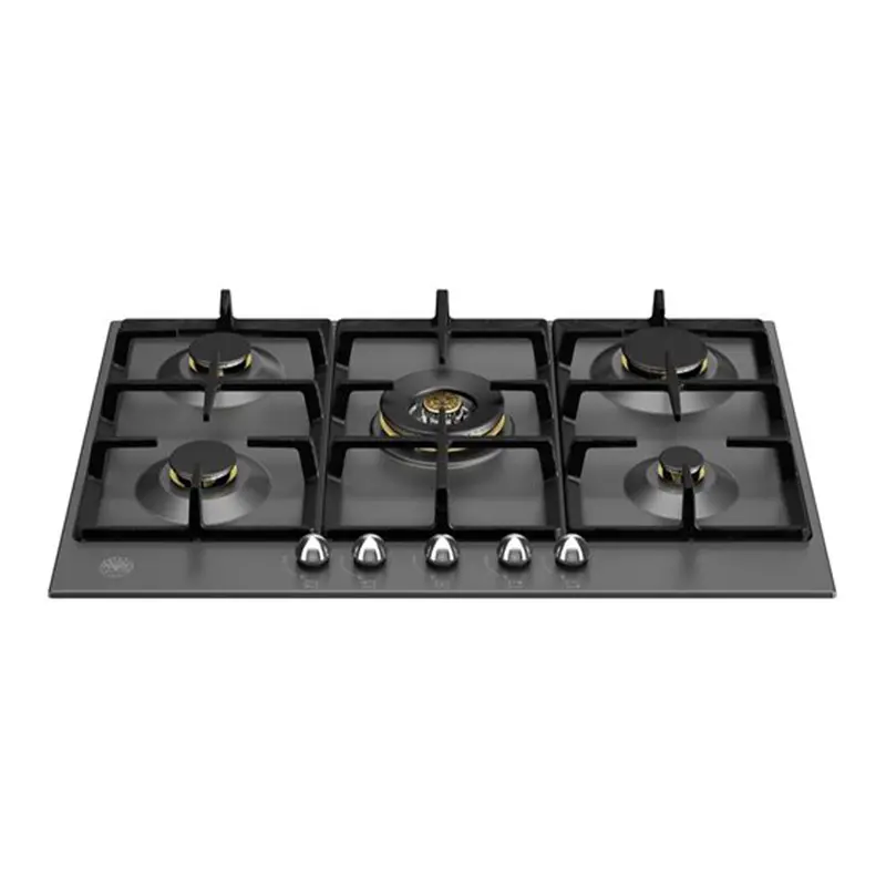 BERTAZZONI - Piano Gas P755CHERNE 75 cm con wok centrale - Serie Heritage