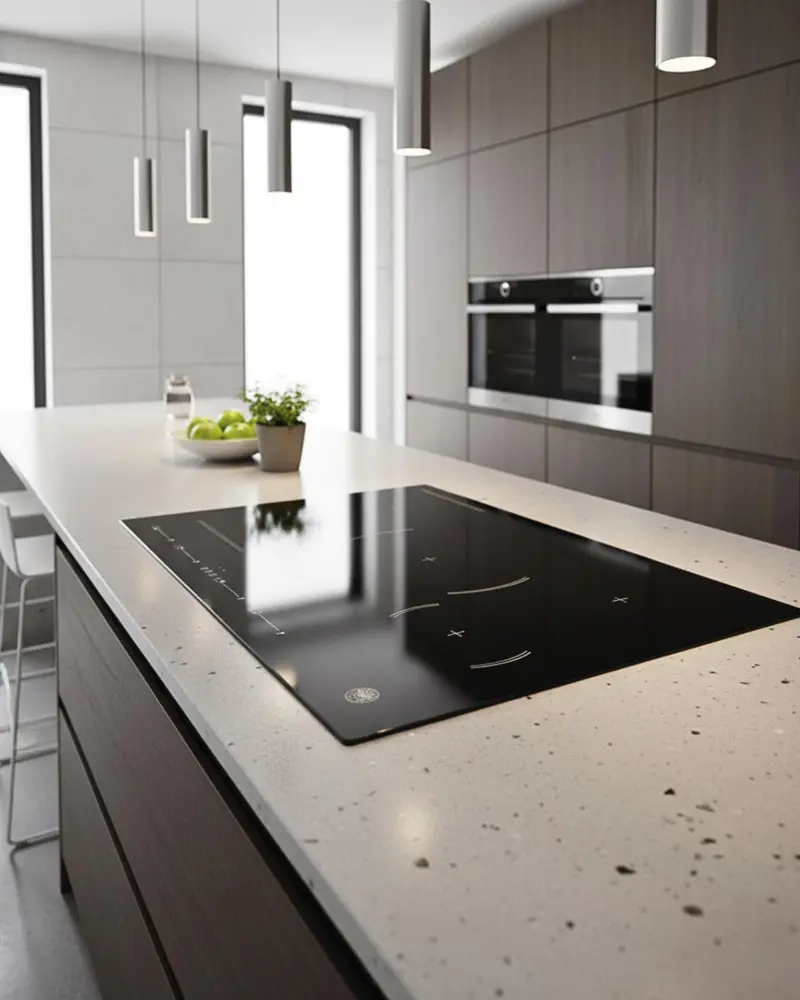 BERTAZZONI - Piano Induzione P784I1M30NVS 78 cm, 1 multizona - Serie Modern