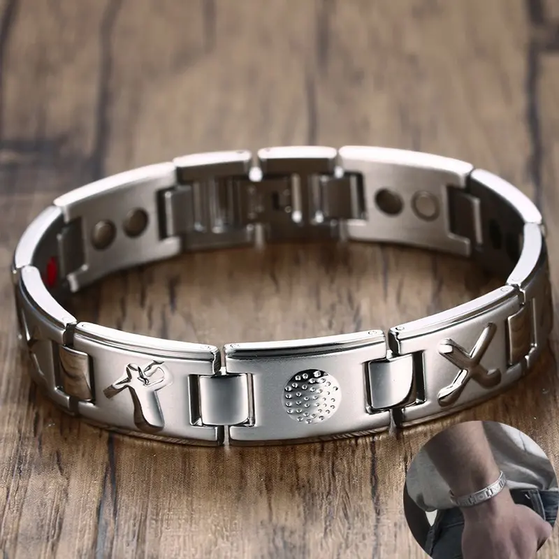 "BestGolf" - bracciale in acciaio inossidabile golf - IN ESCLUSIVA