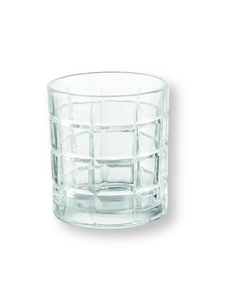 BICCHIERE QUADRATO SET 6 PZ VETRO
