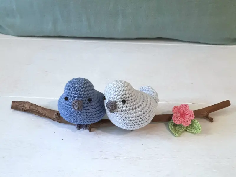 Birds in love crochet pattern