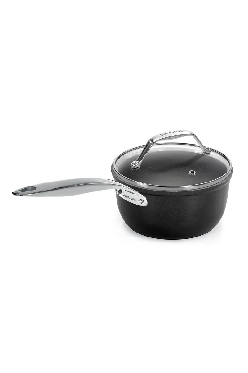 BLACK TITAN PROCasseruola manico lungo con coperchio