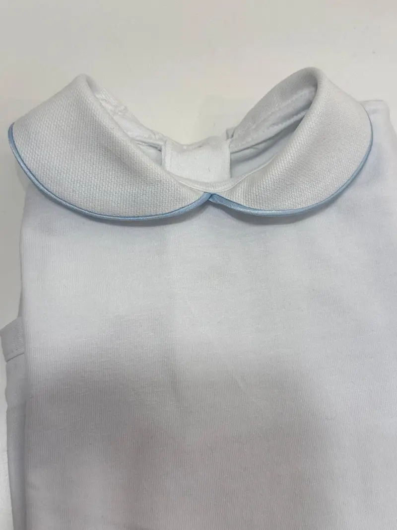 Body profilato azzurro 0-3 mesi