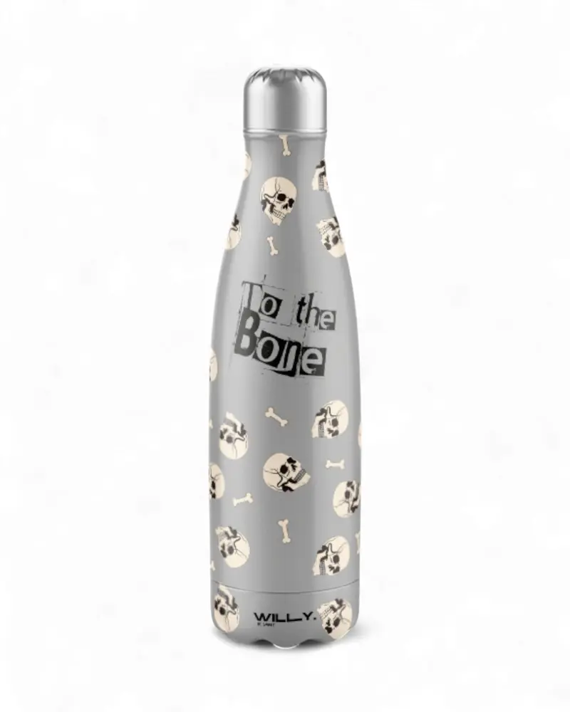 BORRACCIA IN ACCIAIO SKULL 500ML