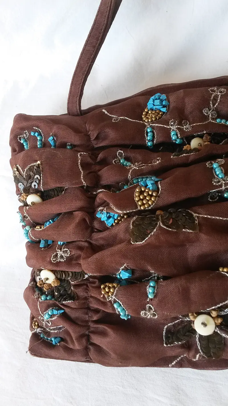 Borsa con perline